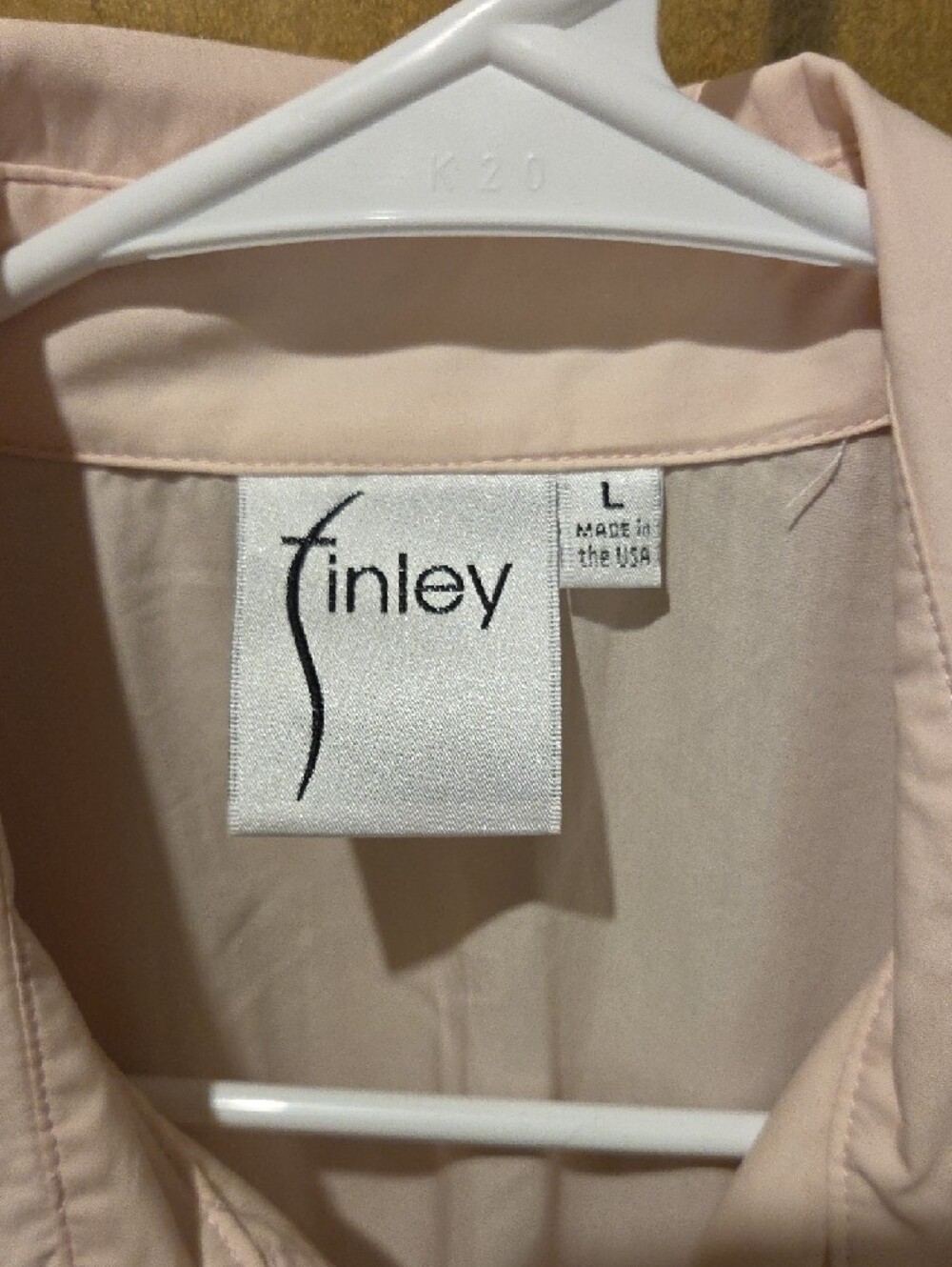 Finley Light Blush Button-Front Dress - Picture 2 of 6